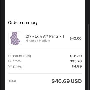 Ugly A** Pants - Nirvana